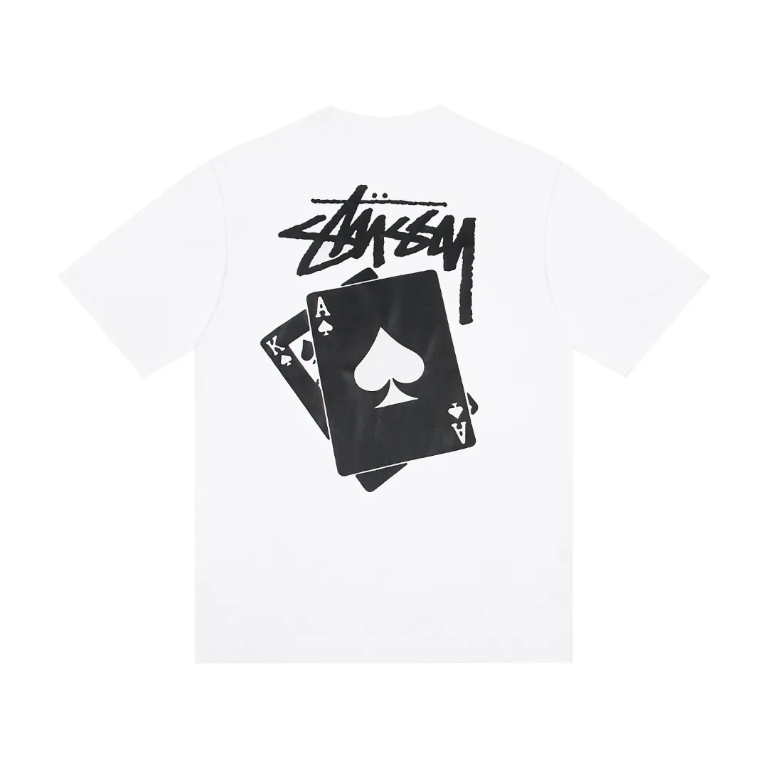 🔥 091# P55 （In Stock ） Stussy T Same Style ：Black White Size：S M L XL ： 260 ：